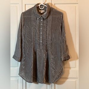 Coldwater Creek velour tunic
